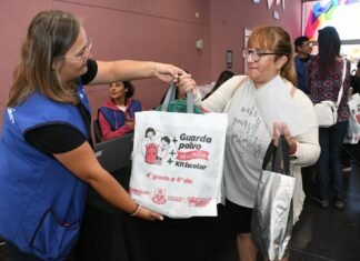 Masiva respuesta y furor por los kits escolares