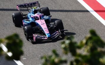 Colapinto ya participa en la segunda sesión de tests en Bahréin