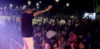 Senillosa tuvo su noche cuartetera y con mucho color