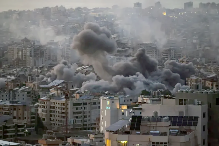 ataques aéreos contra la ciudad de Dahie