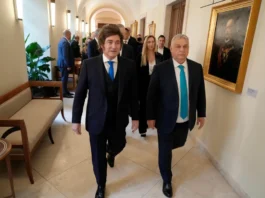 Javier Milei fue recibido por Víktor Orban en Hungría