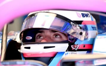 Colapinto calienta motores en Japón