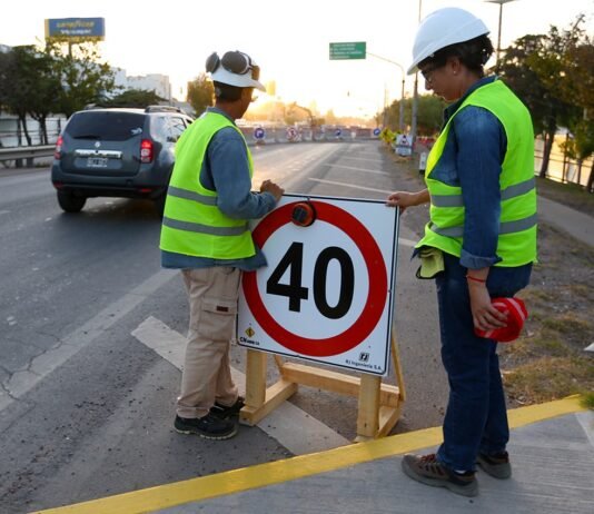 Más tiempo para estacionar en la zona de obras