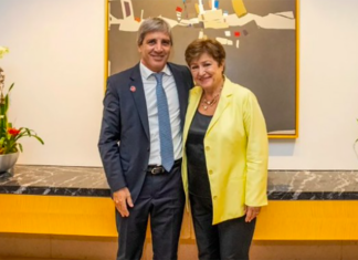 Caputo negocia el desembolso desde Washington