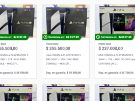 Aduana subasta las PS5 a precios de SEGA