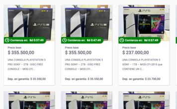 Aduana subasta las PS5 a precios de SEGA