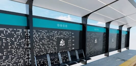 Chau vidrios: las paradas del Metrobus tendrán toque neuquino