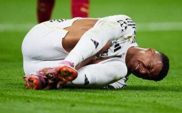 Se lesionó Mbappé a pocos días del mundial