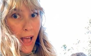 Una influencer tocó un ratón colilargo y subió el video