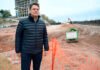 Gaido destacó los avances de la obra del acceso norte