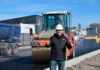 Tiempo récord: arrancó la pavimentación de la Gran Avenida