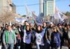 La masiva marcha de los gremios que no se mostró