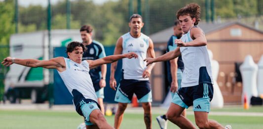 Argentina se entrenó con la mirada puesta en Austria
