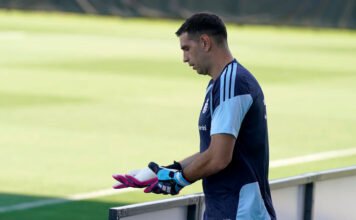 El dolor no se dibuja: así fue el primer entrenamiento sin vendaje
