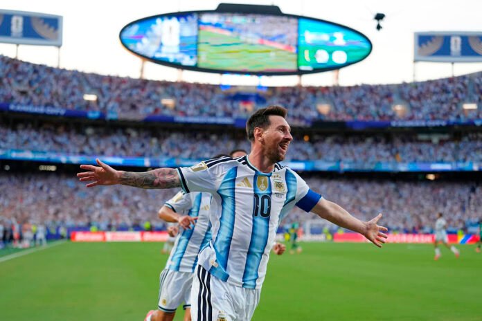 Messi festeja