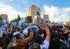 El desahogo neuquino fue una locura en el Monumento