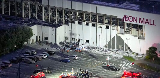 Terremoto de 7,1 en Japón: colapsó un centro comercial