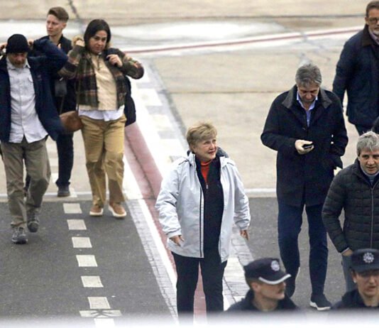 Georgieva aterrizó en Neuquén y recorre el corazón del shale