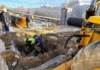 Un caño roto en la Gran Avenida afectó a varios barrios