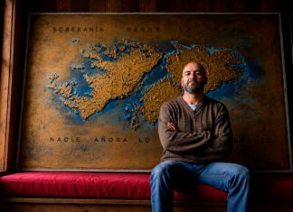 Malvinas, con relieve en el corazón