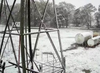 Las Altas Cumbres de Córdoba quedaron blancas