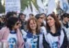 ATEN marchó por más fondos y defendió la educación pública